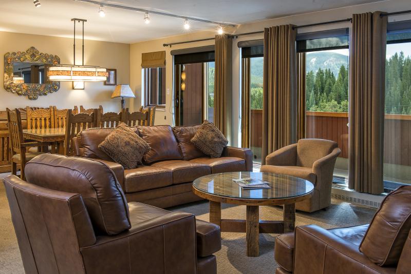 Alpenglow Suite Living Room and Dining Room at Beaver Run Resort Breckenridge 