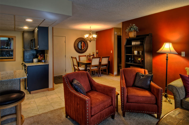 One Bedroom Living Area at Beaver Run Resort Breckenridge 