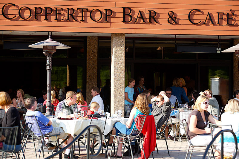 Coppertop Patio at Beaver Run Resort in Breckenridge 