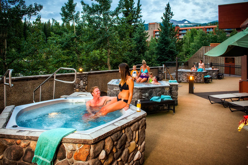 Outdoor Hot Tubs at Beaver Run Resort Breckenridge 