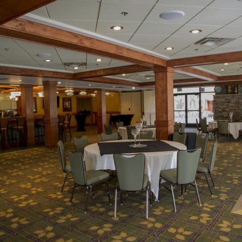 Coppertop meeting room table at Beaver Run Resort in Breckenridge 