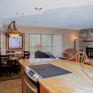 Beaver Run Resort 3 and 4 Bedroom Suites Kitchen/Living Room in Breckenridge