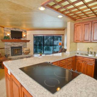 One Bedroom Suite Kitchen in Building 4 at Beaver Run Resort in Breckenridge