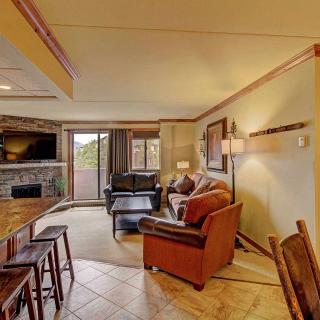 One Bedroom Condo Living Area at Beaver Run Resort in Breckenridge